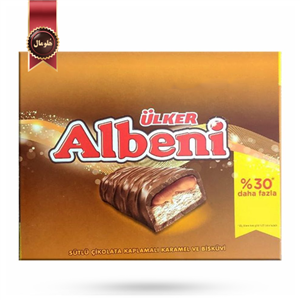 شکلات البنی albeni وزن 52 گرم بسته 18 عددی