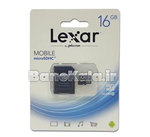 کارت حافظه microSDHC لکسار کلاس 10 ظرفیت 16 گیگابایت Lexar Class 10 microSDHC - 16GB