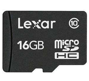 کارت حافظه microSDHC لکسار کلاس 10 ظرفیت 16 گیگابایت Lexar Class 16GB 