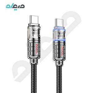 کابل شارژ 60 وات Type-C به Type-C هوکو مدل U122