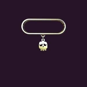 آویز ساعت طلا 18 عیار زنانه مدوپد مدل جمجمه کد SB1-1050