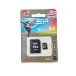 مموری کارت 64 گیگابایت microSDHC سیلیکون پاور مدل Elite به همراه اداپتور