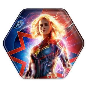پیکسل شش ضلعی کاپیتان مارول مارول Marvel