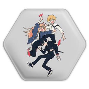 پیکسل شش ضلعی انیمه مرد اره ای Chainsaw Man