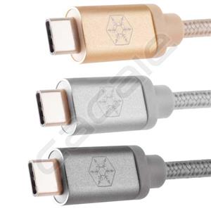 سیم شارژ USB A چرخشی به تایپ C مدل CPU04 سیلوراستون 