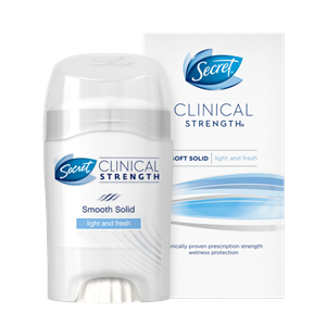مام صابونی کلینیکال 45 گرمی سکرت مدل secret light and fresh
