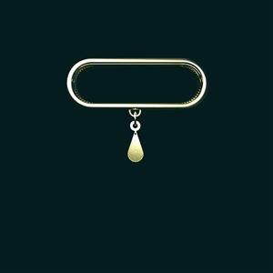 آویز ساعت طلا 18 عیار زنانه مدوپد مدل هندسی کد SG1-1668