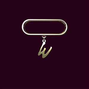 آویز ساعت طلا 18 عیار زنانه مدوپد مدل حرف W کد SL1-1791