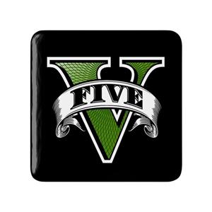 پیکسل مربعی لوگو بازی جی تی ای GTA