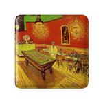 پیکسل مربعی نقاشی کافه شبانه اثر ونسان ونگوگ
