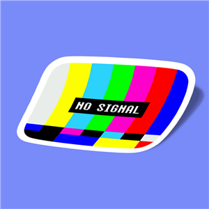 استیکر no signal2