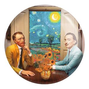 پیکسل بزرگ ونگوگ و دالی