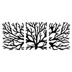 تابلو مینیمال رومادون طرح درخت کد 2436 مجموعه 3 عددی