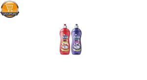 مایع ظرفشویی اکتیو مدل Silver حجم 750 میلی لیتر بسته دو عددی Active Dishwashing Liquid 750ml Pack Of 2 