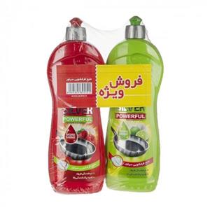 مایع ظرفشویی اکتیو مدل Silver حجم 750 میلی لیتر بسته دو عددی Active Silver Dishwashing Liquid 750ml Pack Of 2