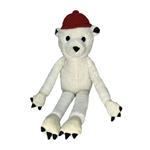 عروسک طرح خرس قطبی مدل PillowFort Hanging Polar Bear کد SZ12/1045 ارتفاع 52 سانتی‌متر