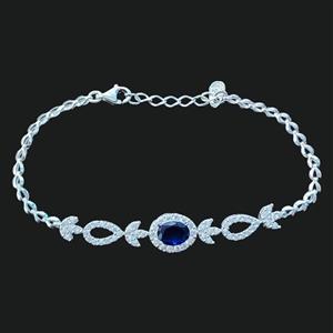 دستبند نقره زنانه مسعود جلالی نقره کار مدل 30606 -