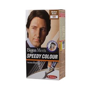 کیت رنگ مو بیگن سری Speedy Colour شماره 105 حجم 40 میلی لیتر رنگ قهواه ای متوسط 