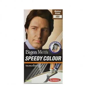 کیت رنگ مو بیگن سری Speedy Colour شماره 105 حجم 40 میلی لیتر رنگ قهواه ای متوسط 