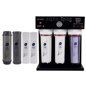 دستگاه تصفیه کننده آب آکوآ اسپرینگ مدل RO-S7-BZ 7200 به همراه فیلتر مجموعه 4 عددی