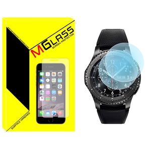 محافظ صفحه نمایش شیشه‌ای ام گلس مدل SH-MG مناسب برای ساعت هوشمند سامسونگ GALAXY Watch Gear S3 بسته دو عددی MGlass SH-MG Glass Screen Protector For Samsung GALAXY Watch Gear S3 Pack of 2