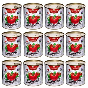 رب گوجه فرنگی شاهسوند - 800 گرم بسته 12 عددی