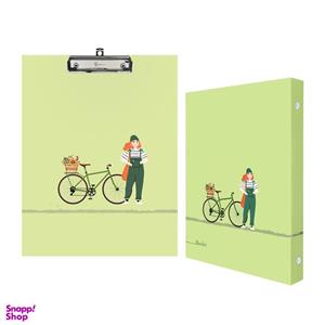 دفتر کلاسوری پدیده نقش مدل آنشرلی به همراه تخته شاسی