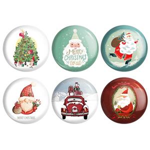 مگنت خندالو طرح کریسمس Christmas کد 1346B مجموعه 6 عددی