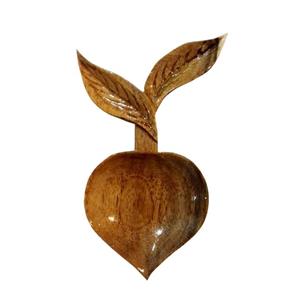 قاشق چوبی مدل برگ