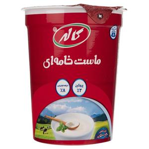 ماست خامه ای کاله مقدار 500 گرم