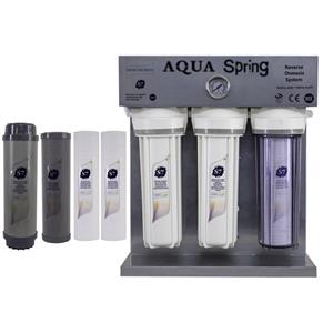 دستگاه تصفیه کننده آب آکوآ اسپرینگ مدل RO-S7-KZ 7940 به همراه فیلتر مجموعه 4 عددی