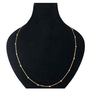 گردنبند طلا 18 عیار زنانه دوست خوب مدل dk678 -