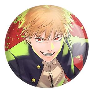 پیکسل خندالو طرح دنجی انیمه مرد اره ای Chainsaw Man کد 17844 مدل بزرگ