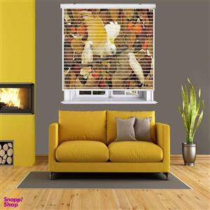پرده زبرا زیو مدل سیلوئت P-6020 سایز 150x150 سانتی متر