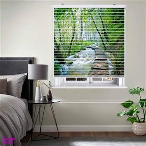 پرده زبرا زیو مدل سیلوئت L-5017 سایز 150x150 سانتی متر