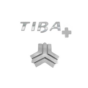 آرم صندوق عقب خودرو قطعه سازان کبیر مدل ARM-TIBAPL-1006 مناسب برای تیبا پلاس مجموعه 2 عددی