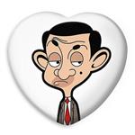 پیکسل خندالو طرح مستر بین Mr Bean مدل قلبی کد 10656