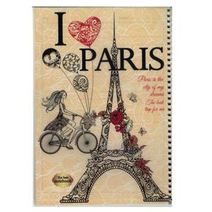 دفتر مشق 50 برگ مدل برج ایفل