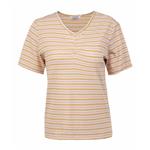تی شرت آستین کوتاه زنانه جین وست مدل یقه هفت کد 1551264 رنگ گلبهی