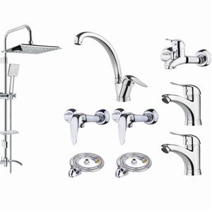 ست شیرآلات مدل رویال مجموعه 9 عددی