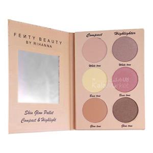پالت هایلایت و پنکک و رژگونه فنتی بیوتی (FENTY BEAUTY PRO Skin Glow Palette)