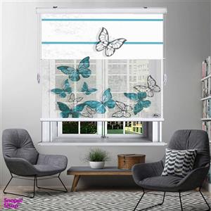 پرده زبرا شب و روز مدل TD-4 سایز 150x150 سانتی متر