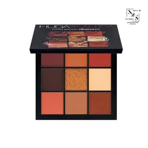 پالت سایه 9 تایی هدی بیوتی رنگهای گرم سایز بزرگ (Huda Beauty Obsessions Palette Warm Brown) 