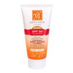 کرم ضد آفتاب مای SPF 50 رنگ بژ ضد چروک (MY Sunscreen Cream SPF 50 Anti Aging Beige Tinted)