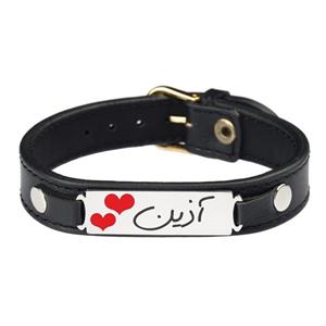 دستبند زنانه گیلواره زراوشان مدل  چرم آذین کد CLK16