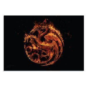 پوستر طرح سریال House of the Dragon مدل NV0272