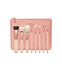 براش کیفی 8 تایی زووا ZOEVA Classic Brush Set PENNELLI MAKEUP BRUSHES SET CLASSIC BAG 