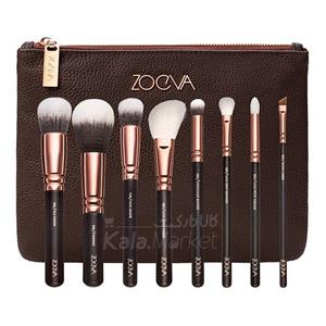 براش کیفی 8 تایی زووا ZOEVA Classic Brush Set PENNELLI MAKEUP BRUSHES SET CLASSIC BAG 