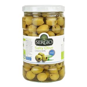 زیتون شور بدون هسته سرجیو 660 گرم Sergio seedless salty olive gr 