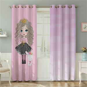 پرده نیروانا طرح کودک  مدل مخمل کد 8597 سایز 140×280 سانتی متر
